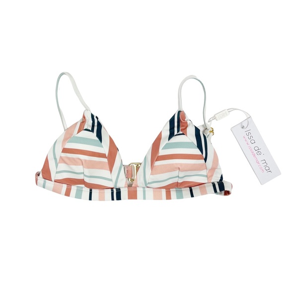 Issa De Mar Leialoha Riviera Multi‎ Stripe Bikini Top S